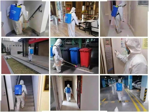 細化防疫舉措 筑牢防控防線 天朗家政服務公司強化小區消殺工作